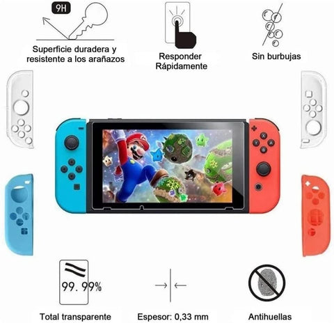 Estuche Compatible Con Nintendo Oled Kit 16 En 1